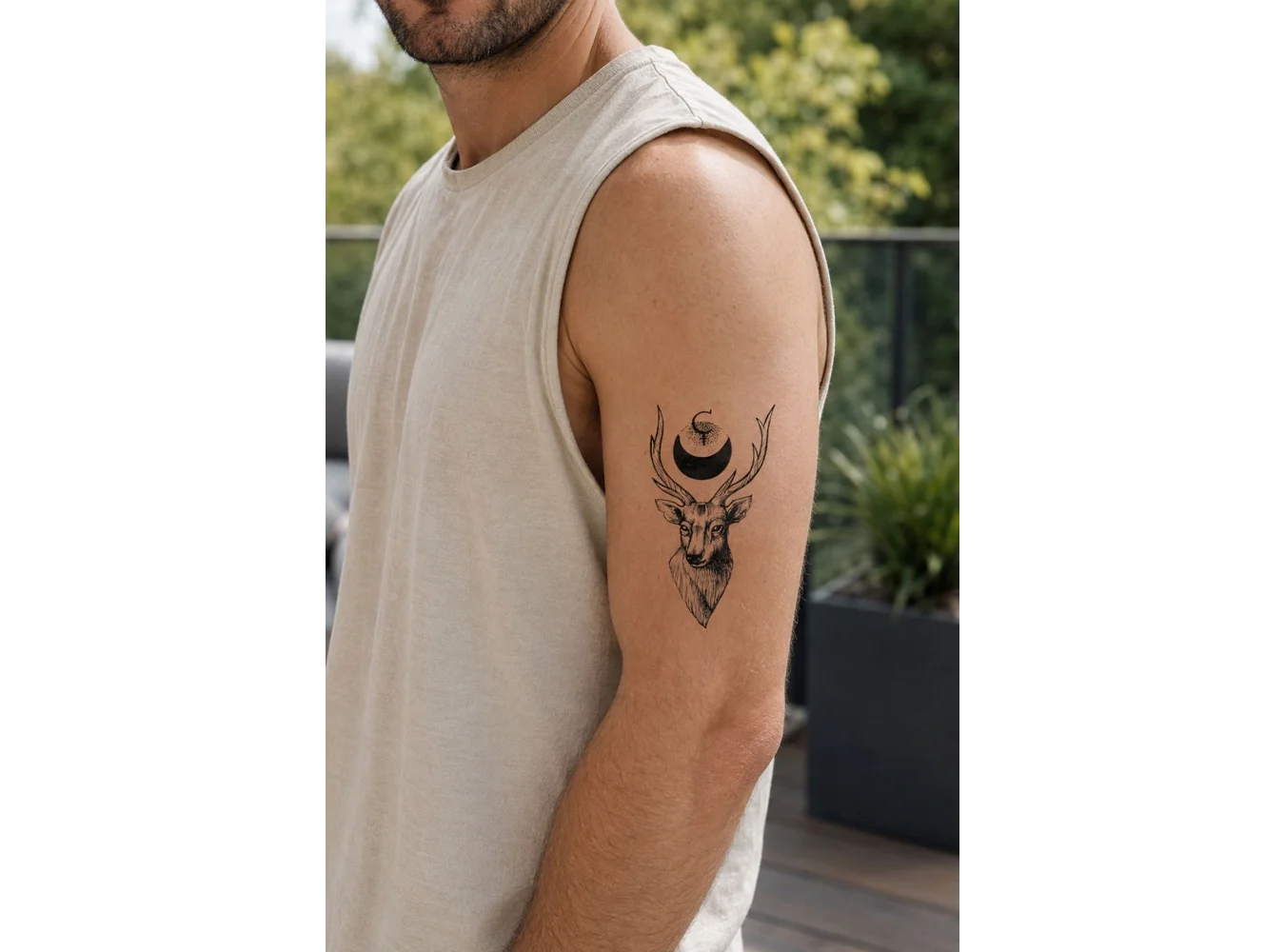 Geyik Geçici Dövme Tattoo