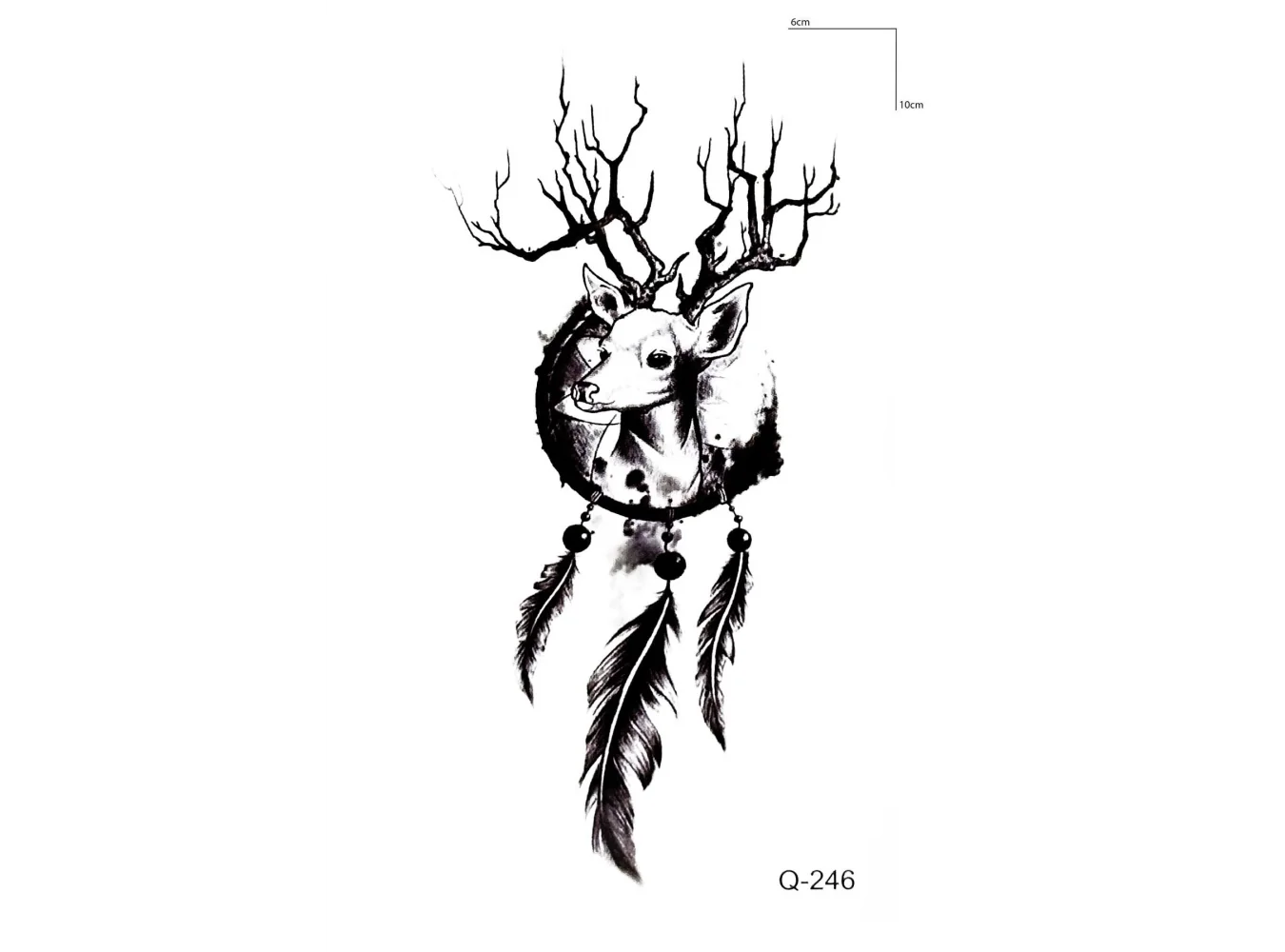 Geyik Mini Geçici Dövme Tattoo