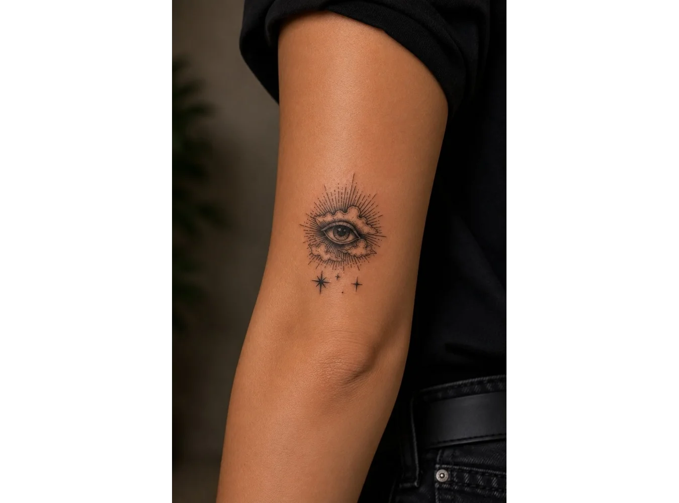 Göz Mini Dövme Geçici Tattoo