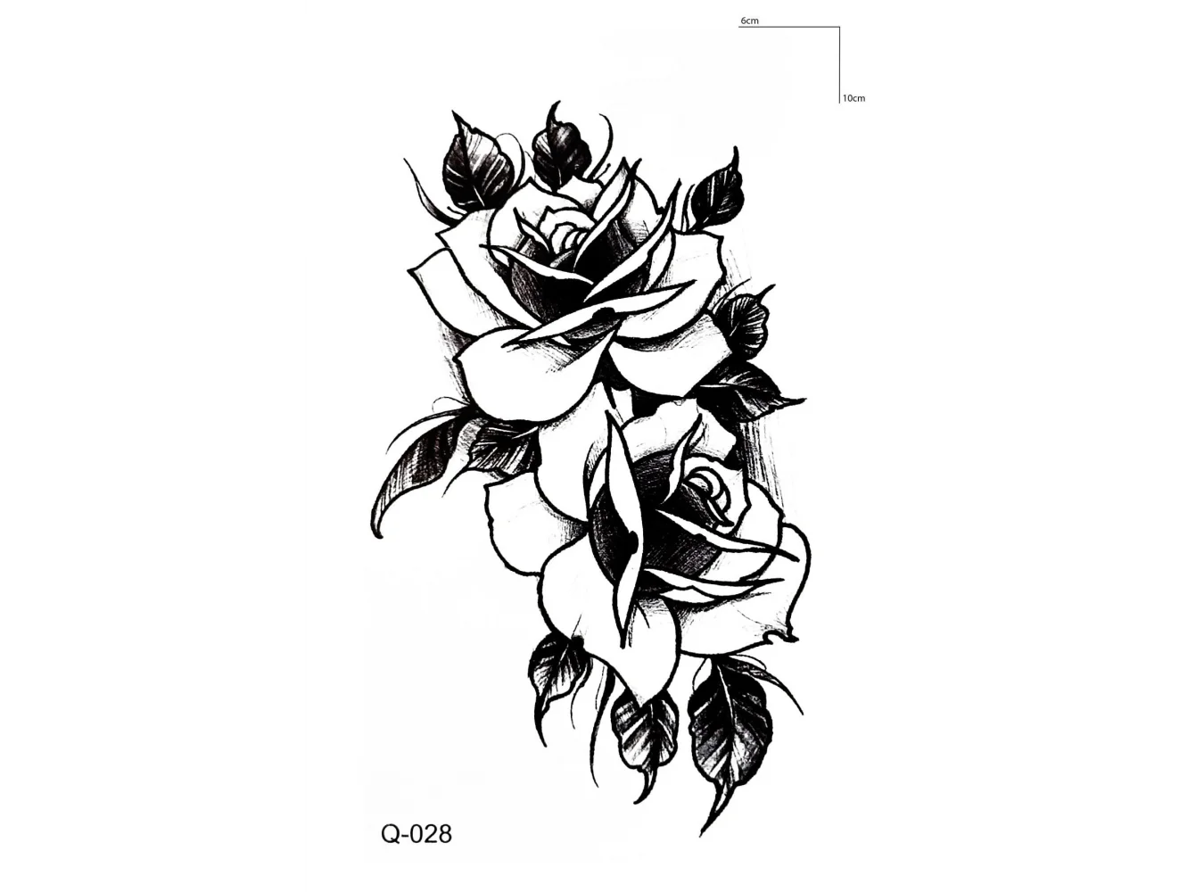 Gül Mini Geçici Dövme Tattoo