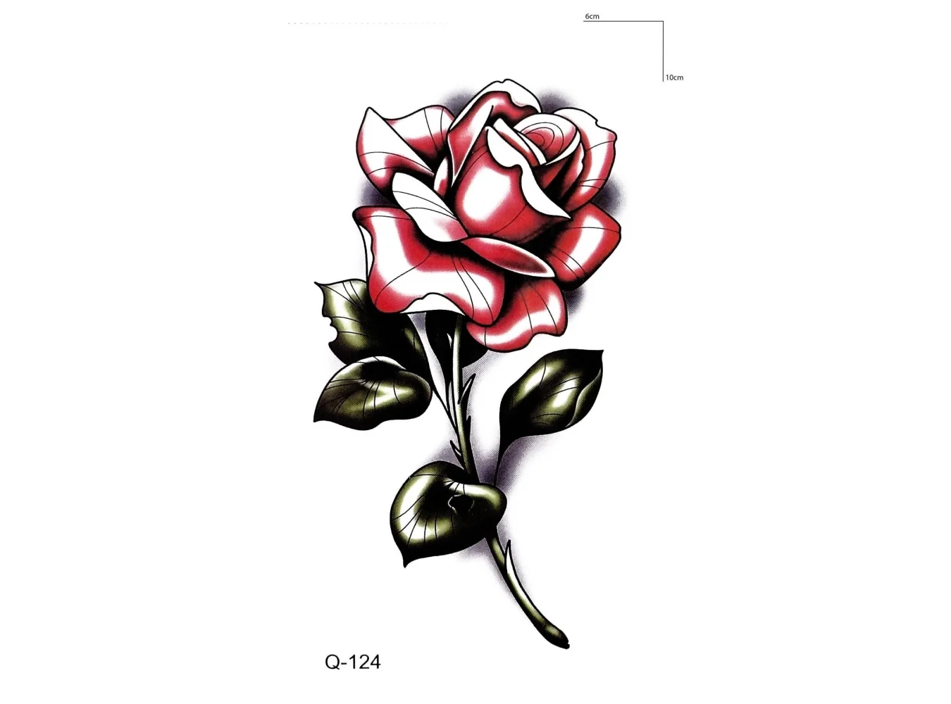 Gül Mini Geçici Dövme Tattoo