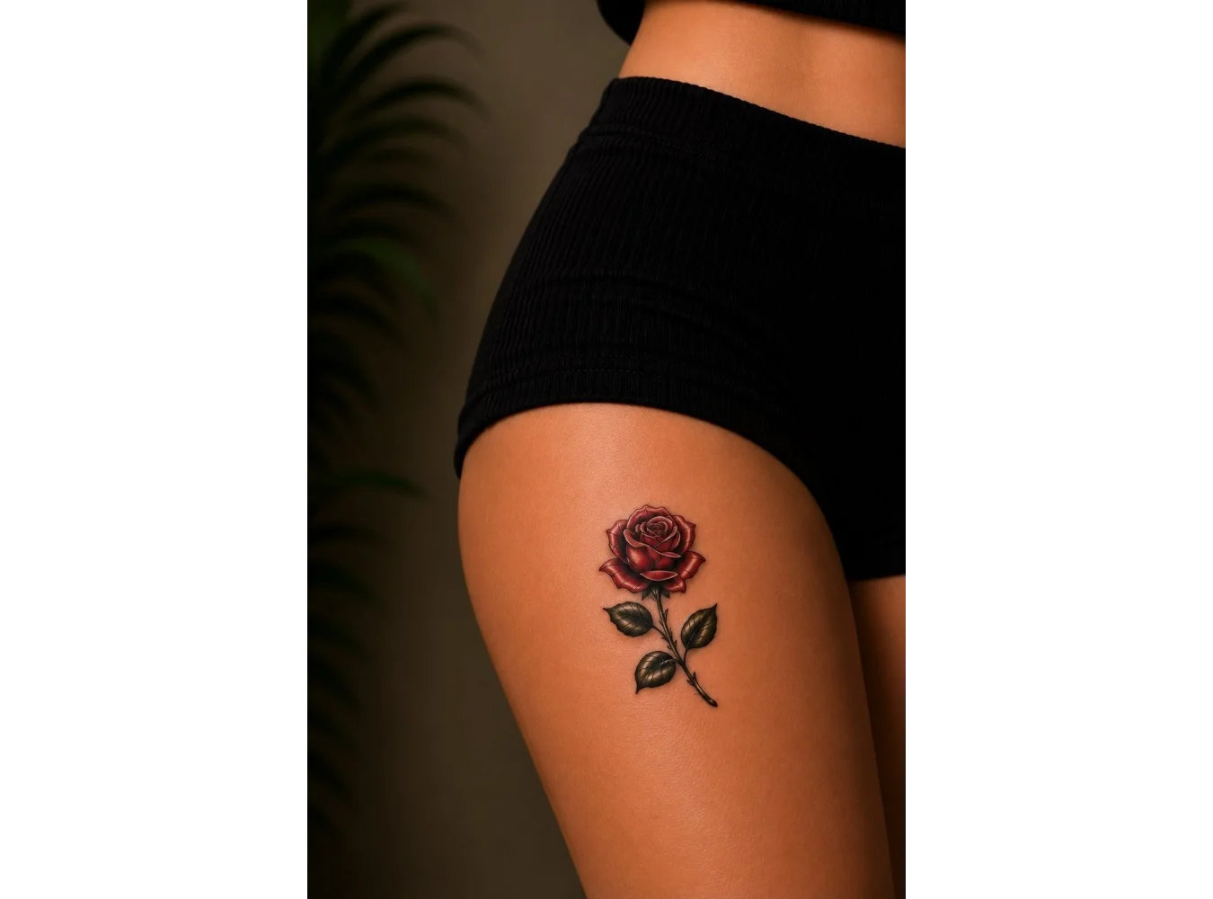 Gül Mini Geçici Dövme Tattoo