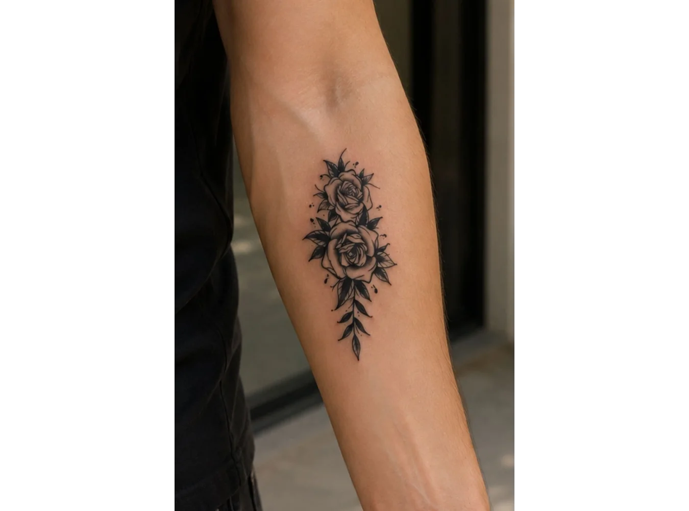 Gül Mini Geçici Dövme Tattoo