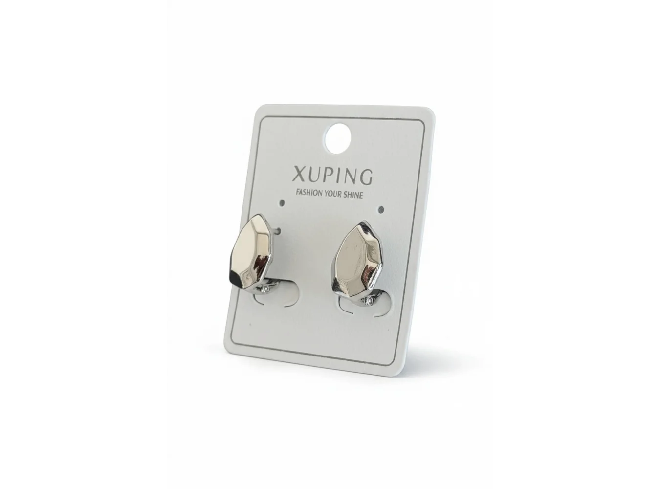 Gümüş Renk Damla Detaylı Xuping Küpe (Çift)
