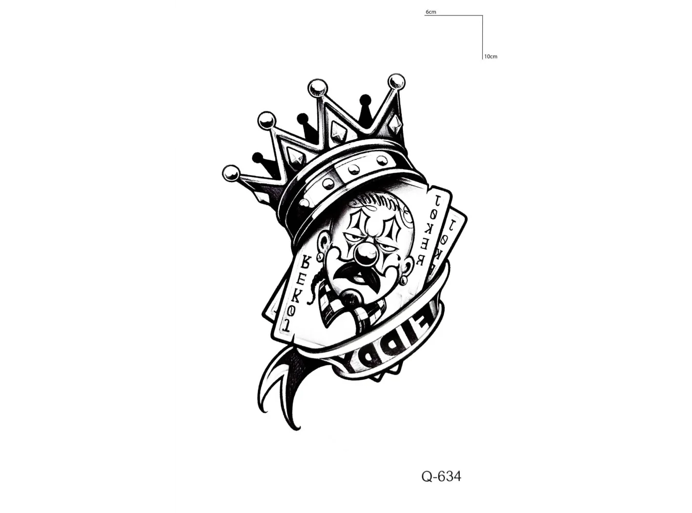 Joker Mini Geçici Dövme Tattoo