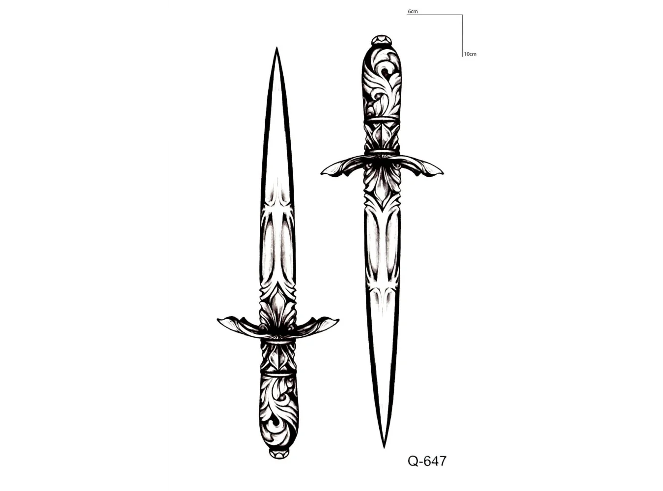 Kama Mini Geçici Dövme Tattoo
