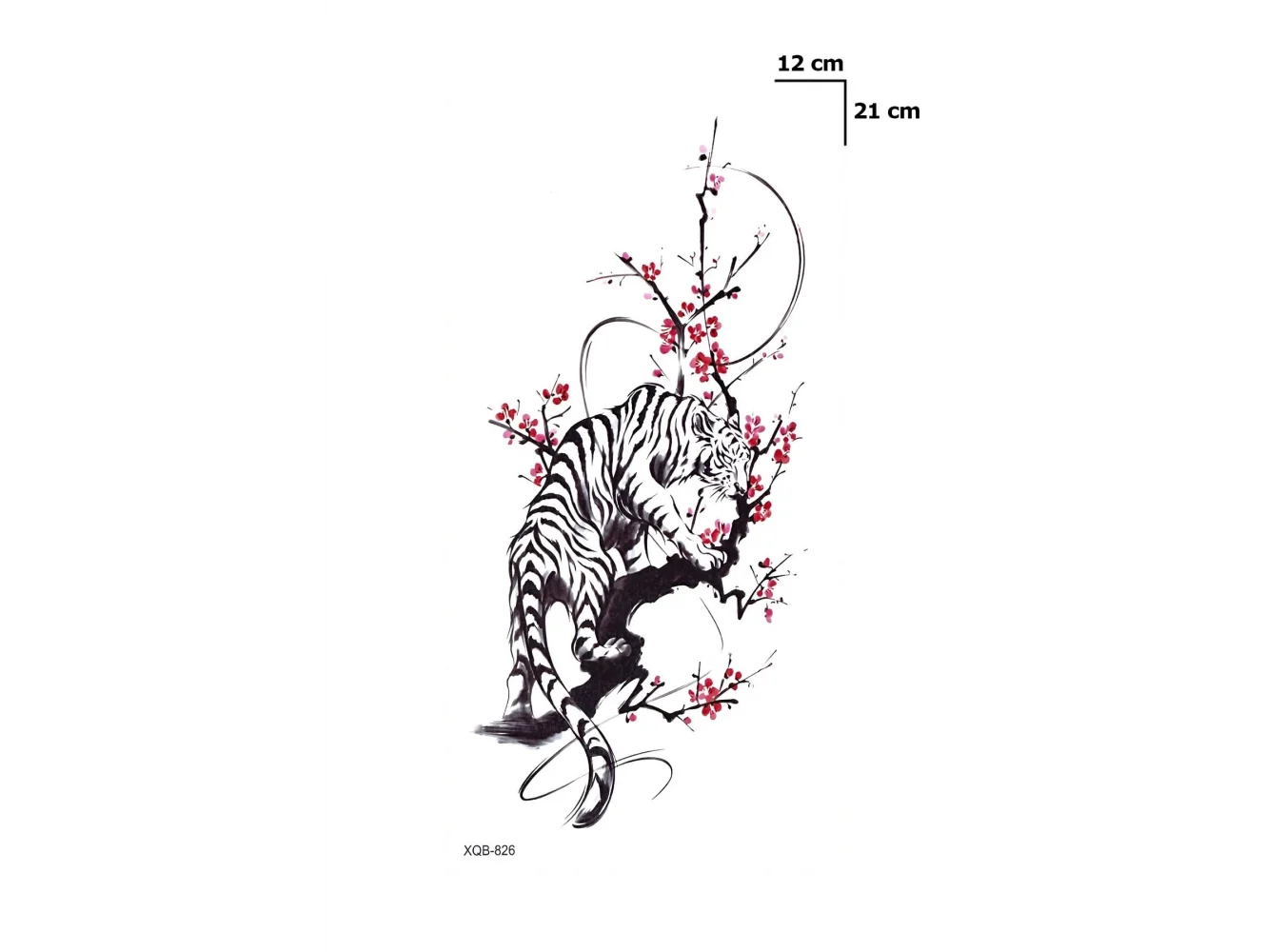 Kaplan Dövme Geçici Tattoo