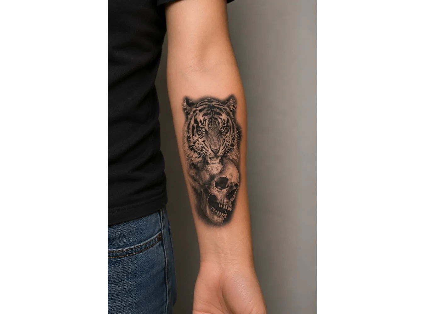 Kaplan Dövme Geçici Tattoo