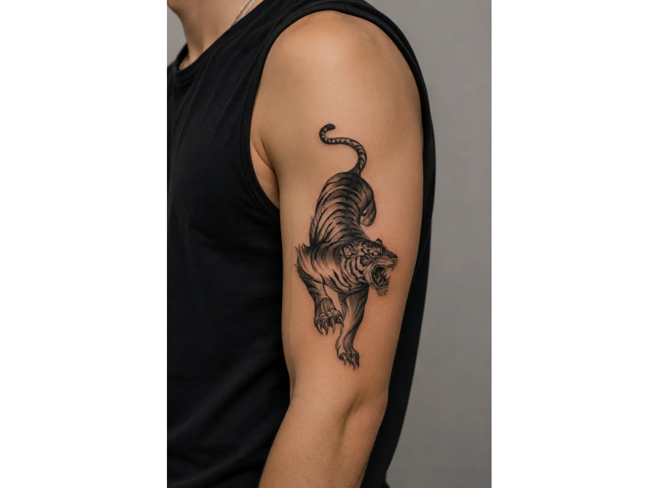 Kaplan Dövme Geçici Tattoo