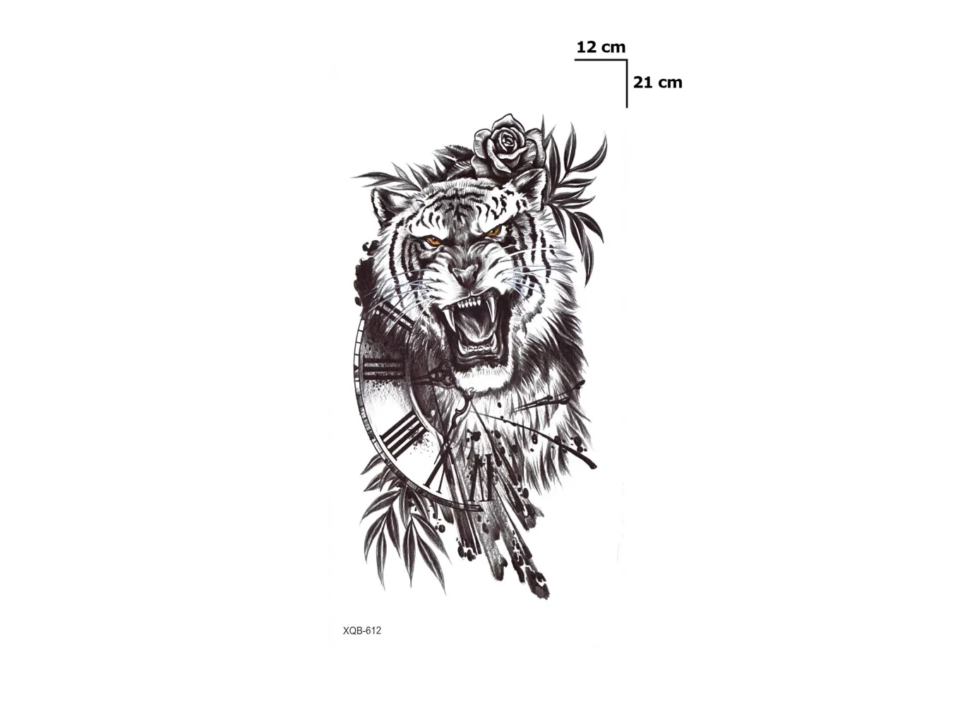 Kaplan Geçici Dövme Tattoo
