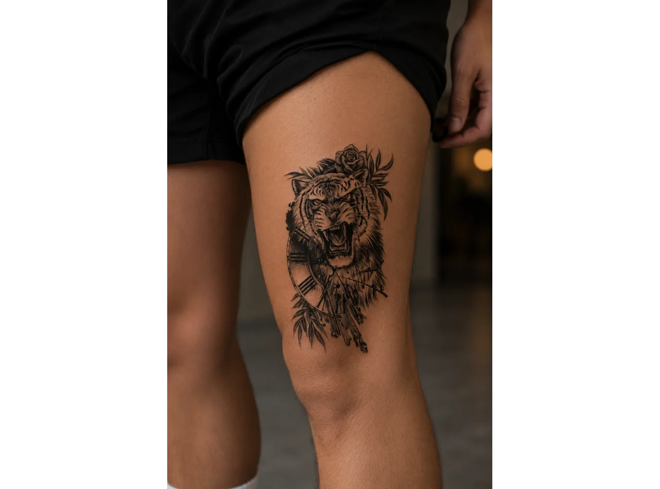 Kaplan Geçici Dövme Tattoo