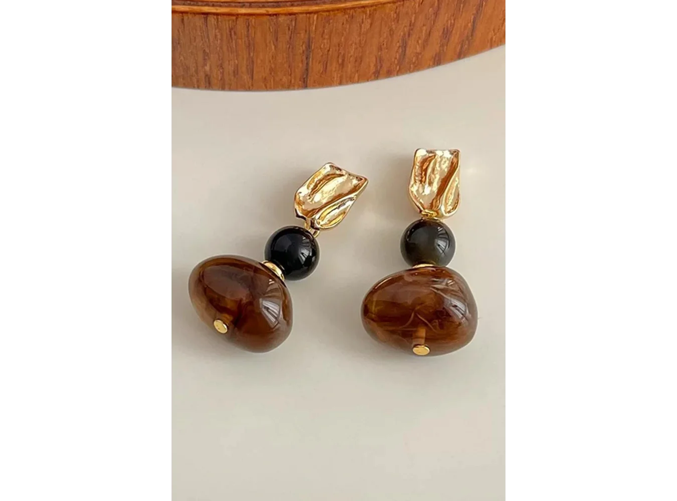 Karışık Renk Sallantılı Küpe (Çift)