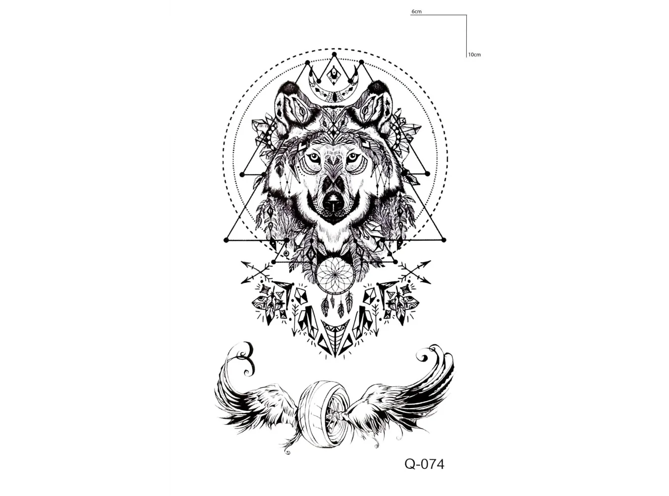 Kurt Mini Geçici Dövme Tattoo