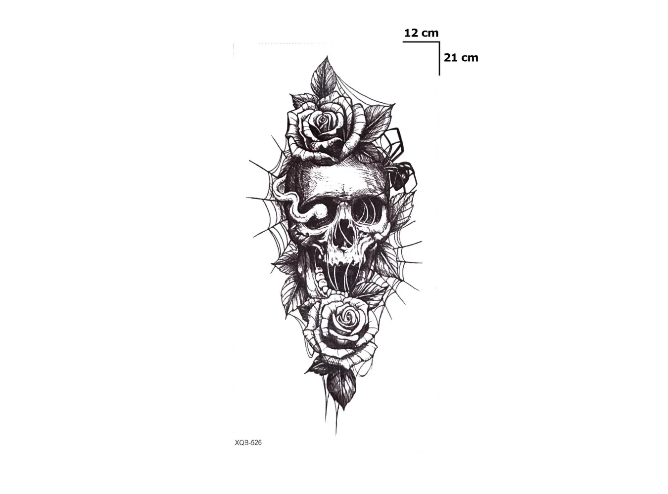 Kurukafa Geçici Dövme Tattoo