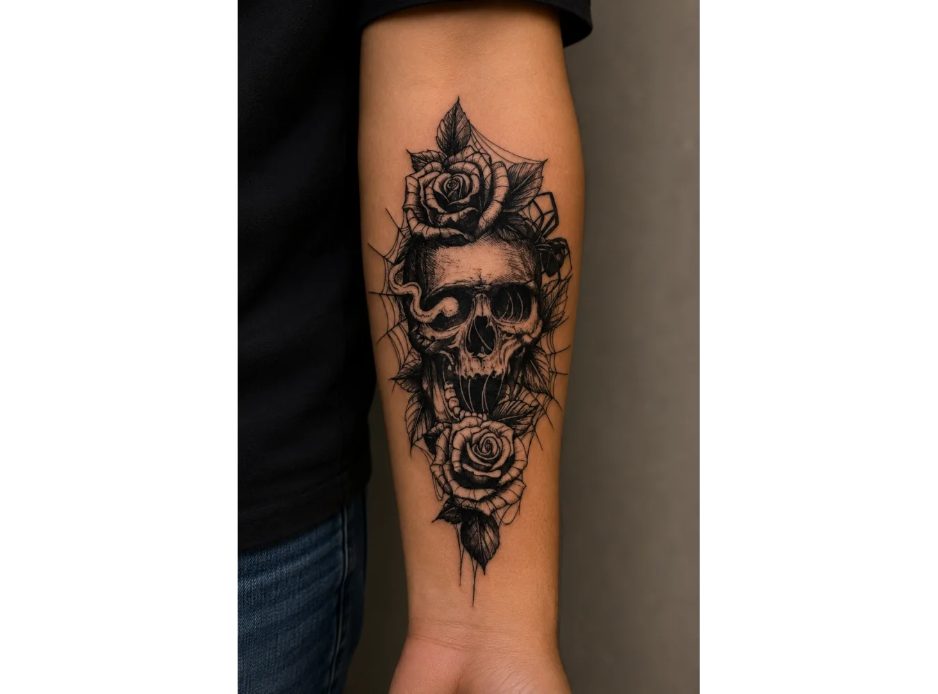 Kurukafa Geçici Dövme Tattoo