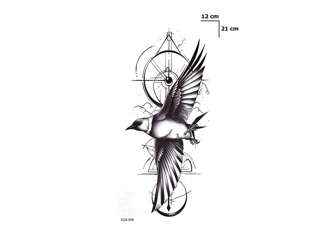 Kuş Dövme Geçici Tattoo