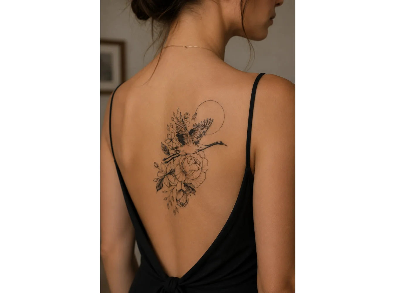 Leylek Geçici Dövme Tattoo