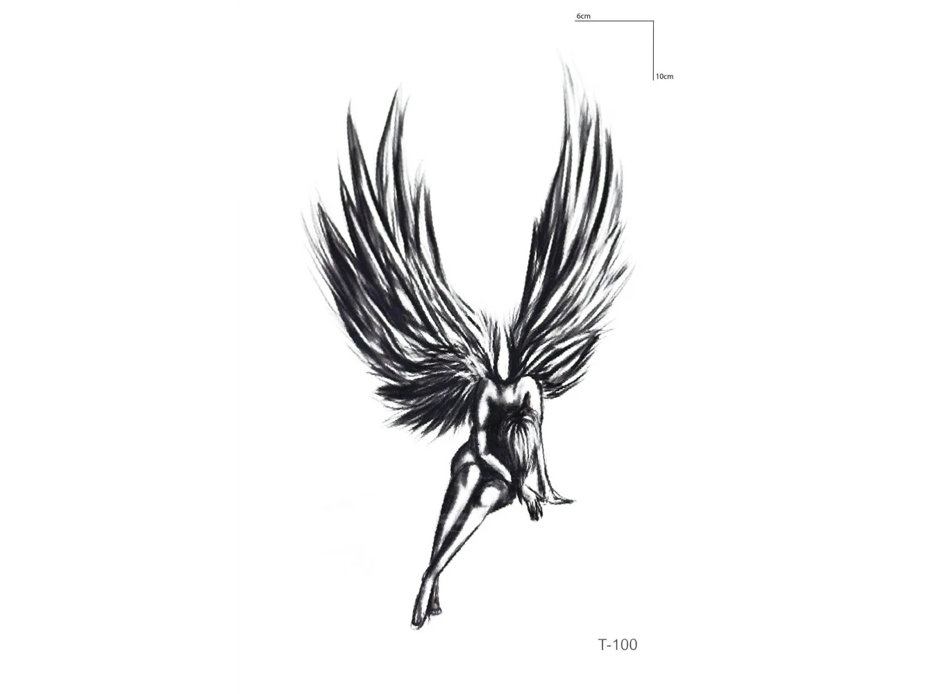 Melek Mini Geçici Dövme Tattoo