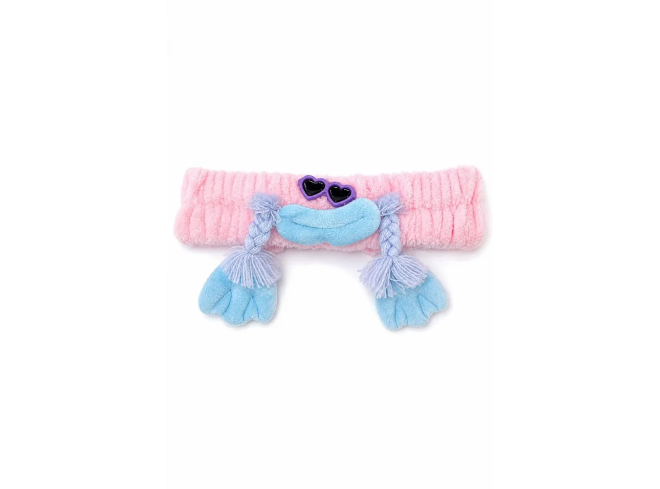 Pembe Renk Canavar Figürlü Peluş Saç Bandı