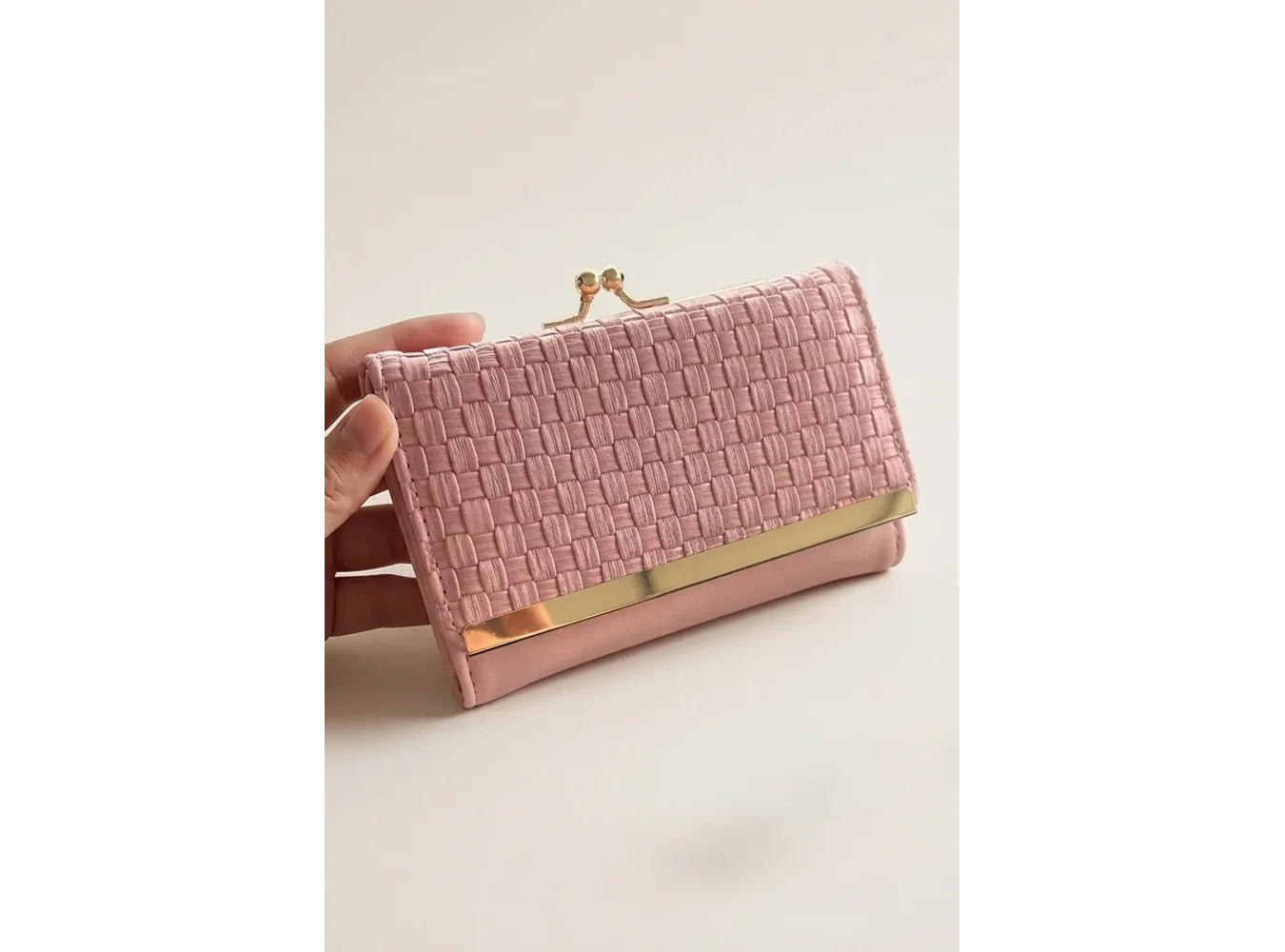 Pembe Renk Kadın Cüzdan/ Kartlık