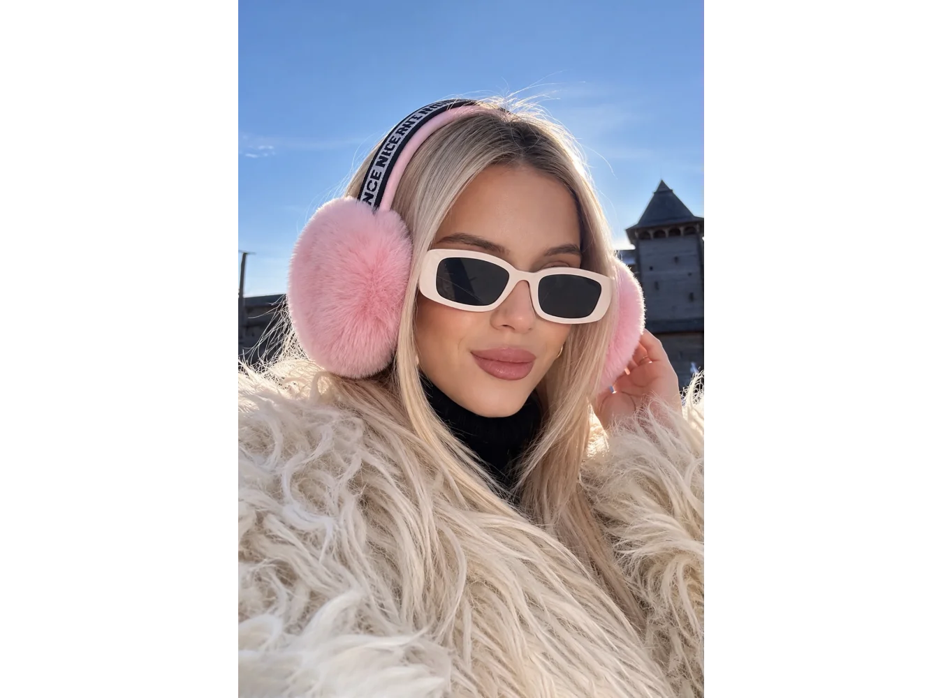 Pembe Renk Peluş Kulaklık