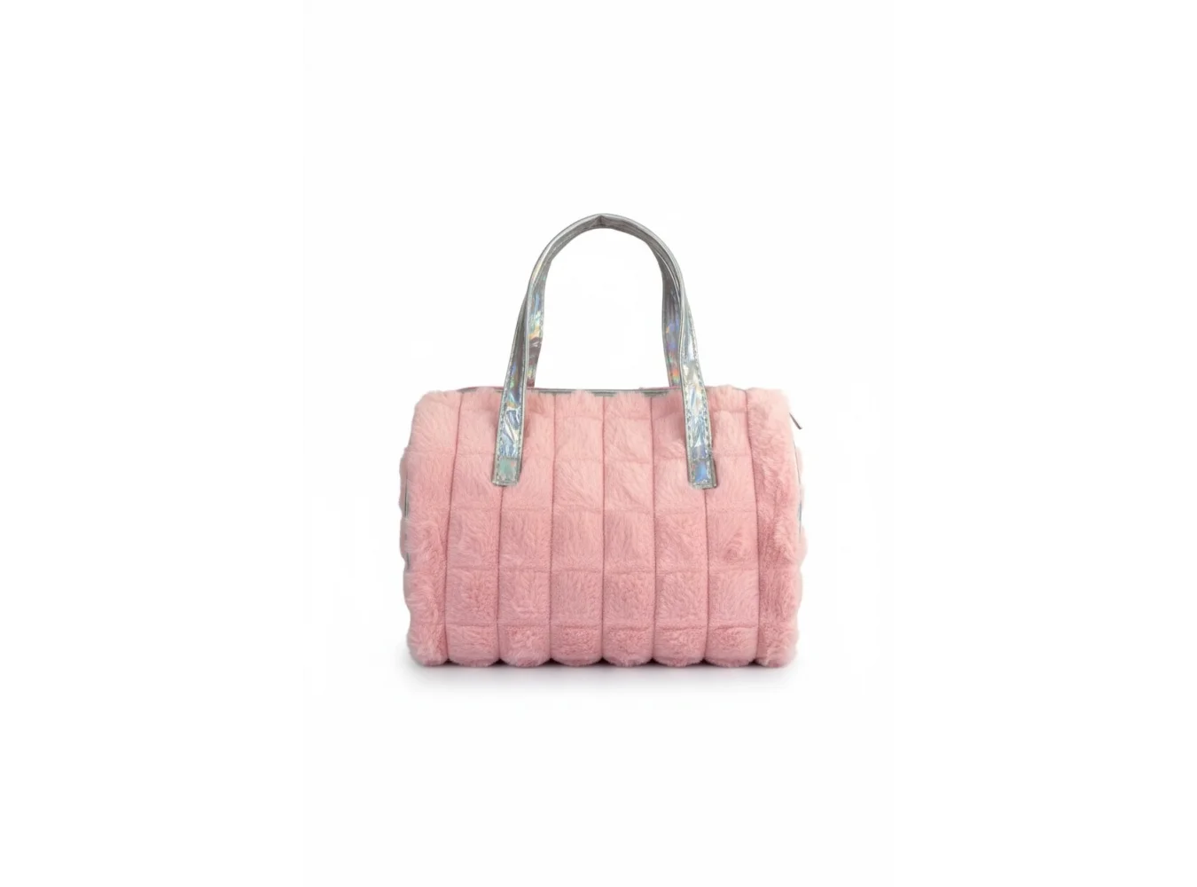 Pembe Renk Peluş Makyaj Çantası