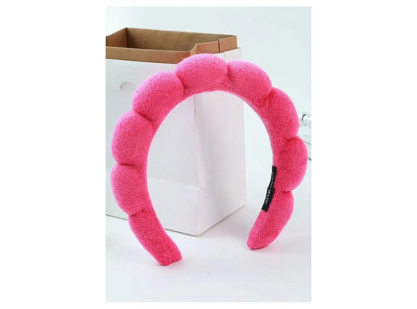 Pembe Renk Spa Havlu Taç
