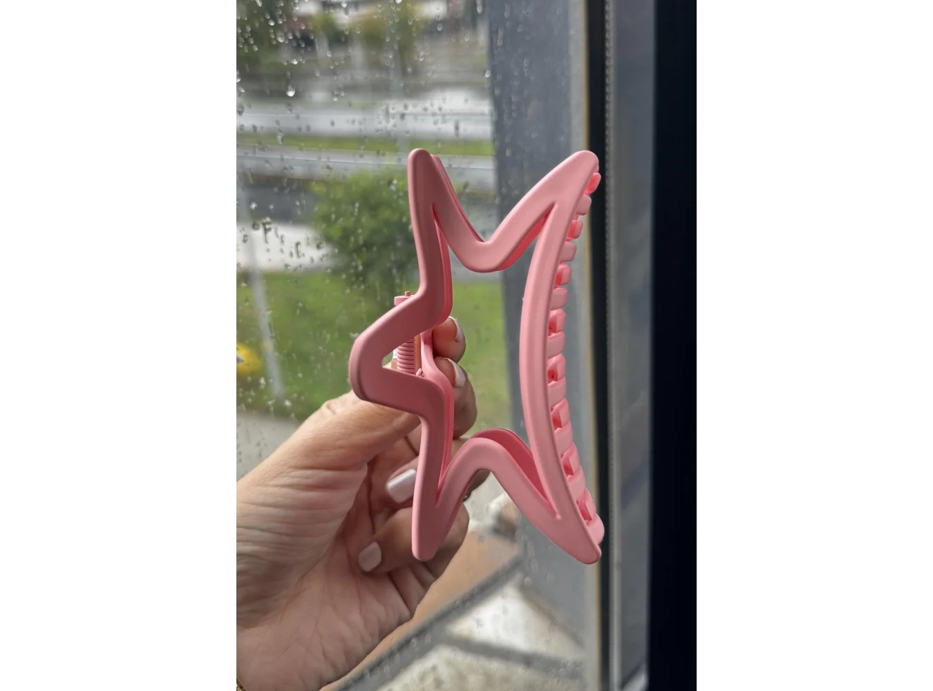 Pembe Renk Yıldız Figürlü Mandal Toka