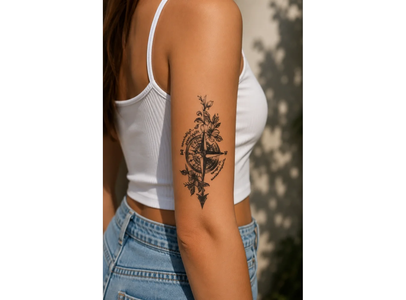 Pusula Geçici Dövme Tattoo