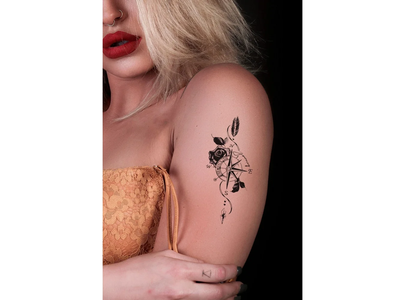 Pusula Mini Geçici Dövme Tattoo