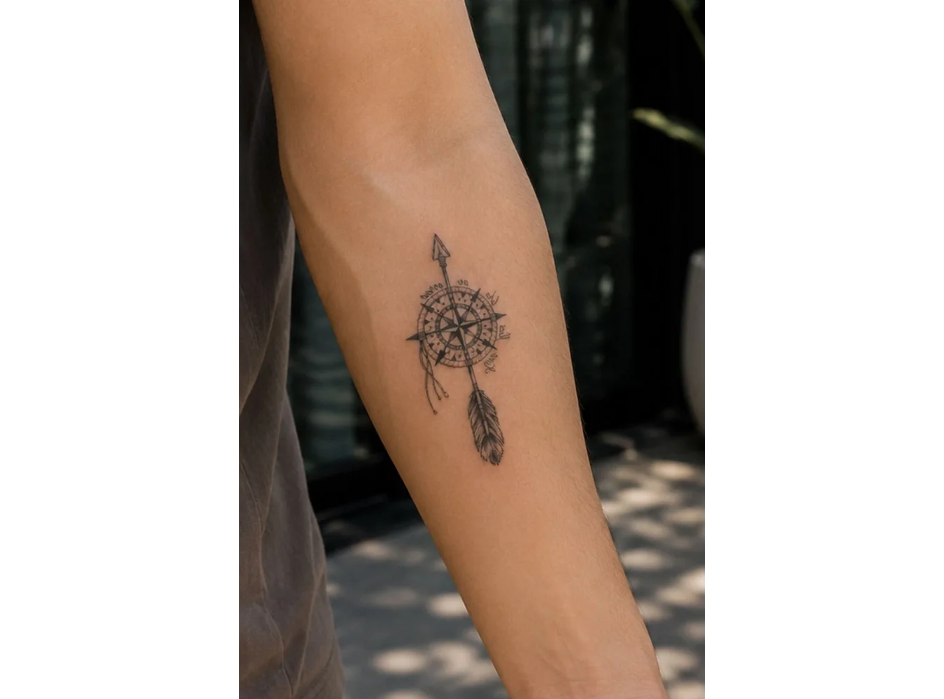 Pusula Mini Geçici Dövme Tattoo