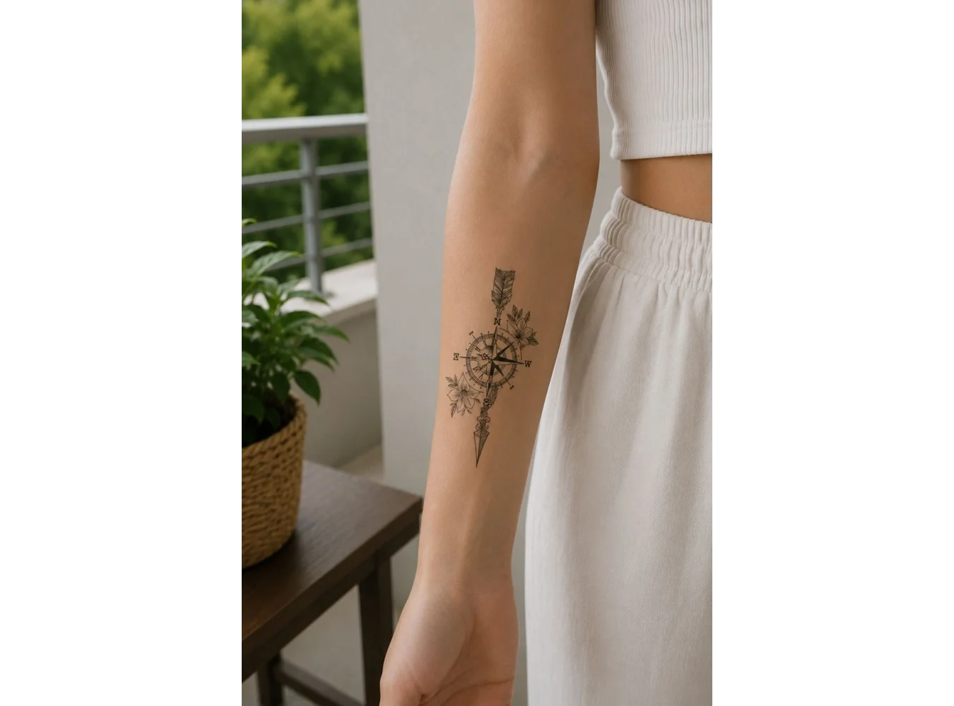 Pusula Mini Geçici Dövme Tattoo