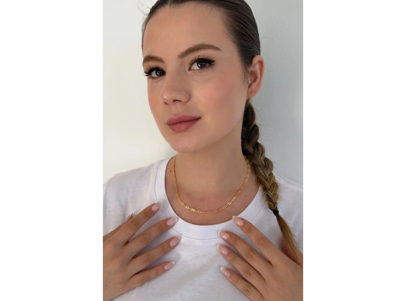 Rose Gold Renk Zincir Kolye