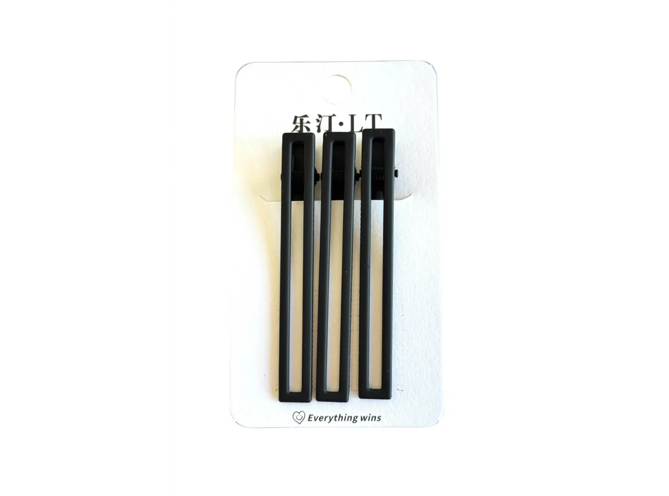 Siyah Renk 3lü Yan Toka Set