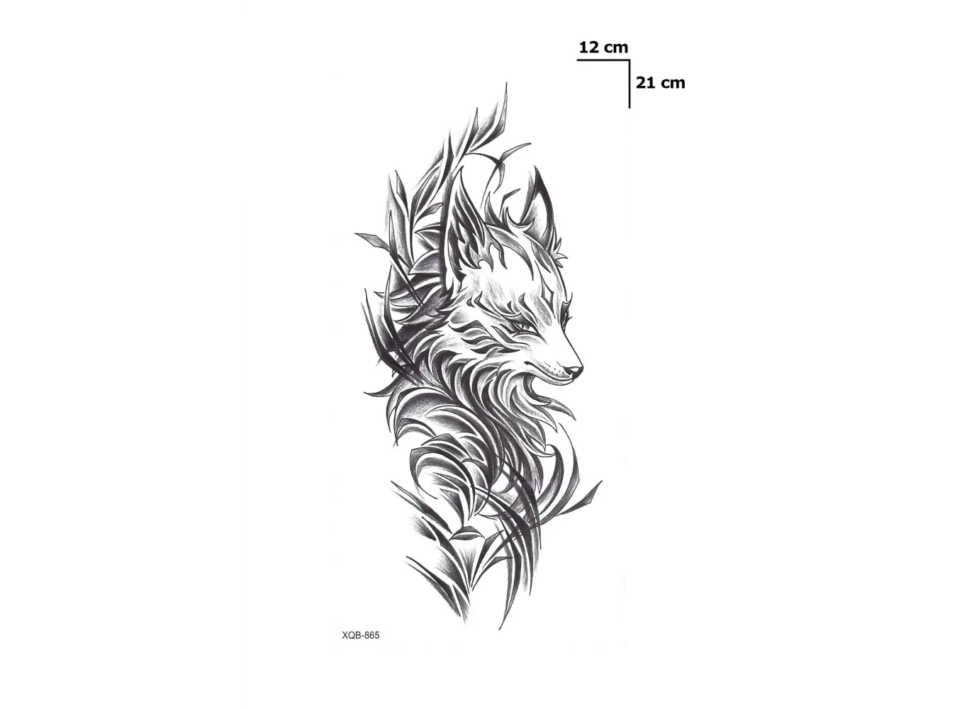 Tilki Geçici Dövme Tattoo