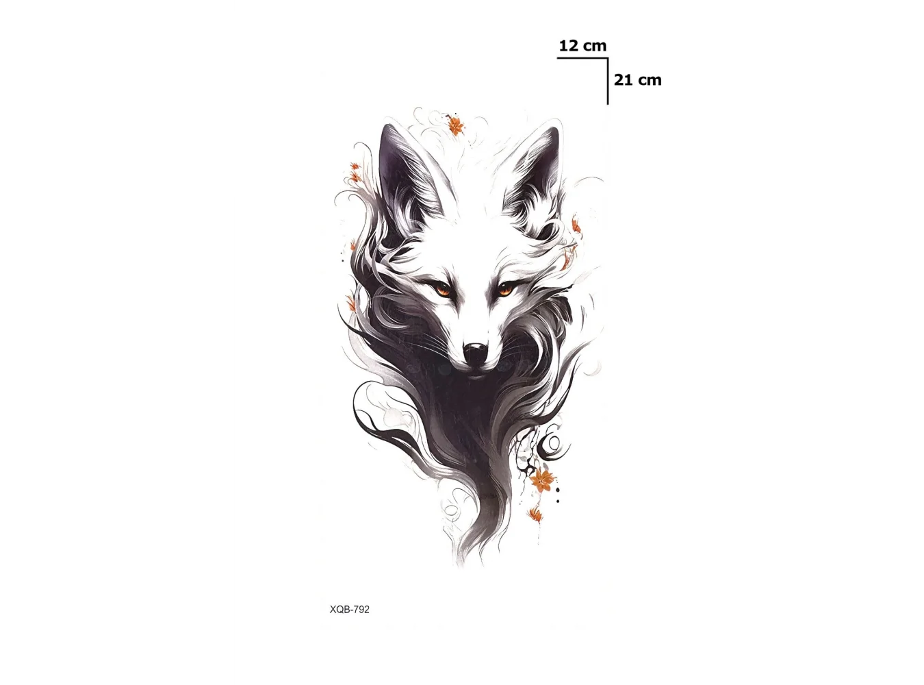 Tilki Geçici Dövme Tattoo
