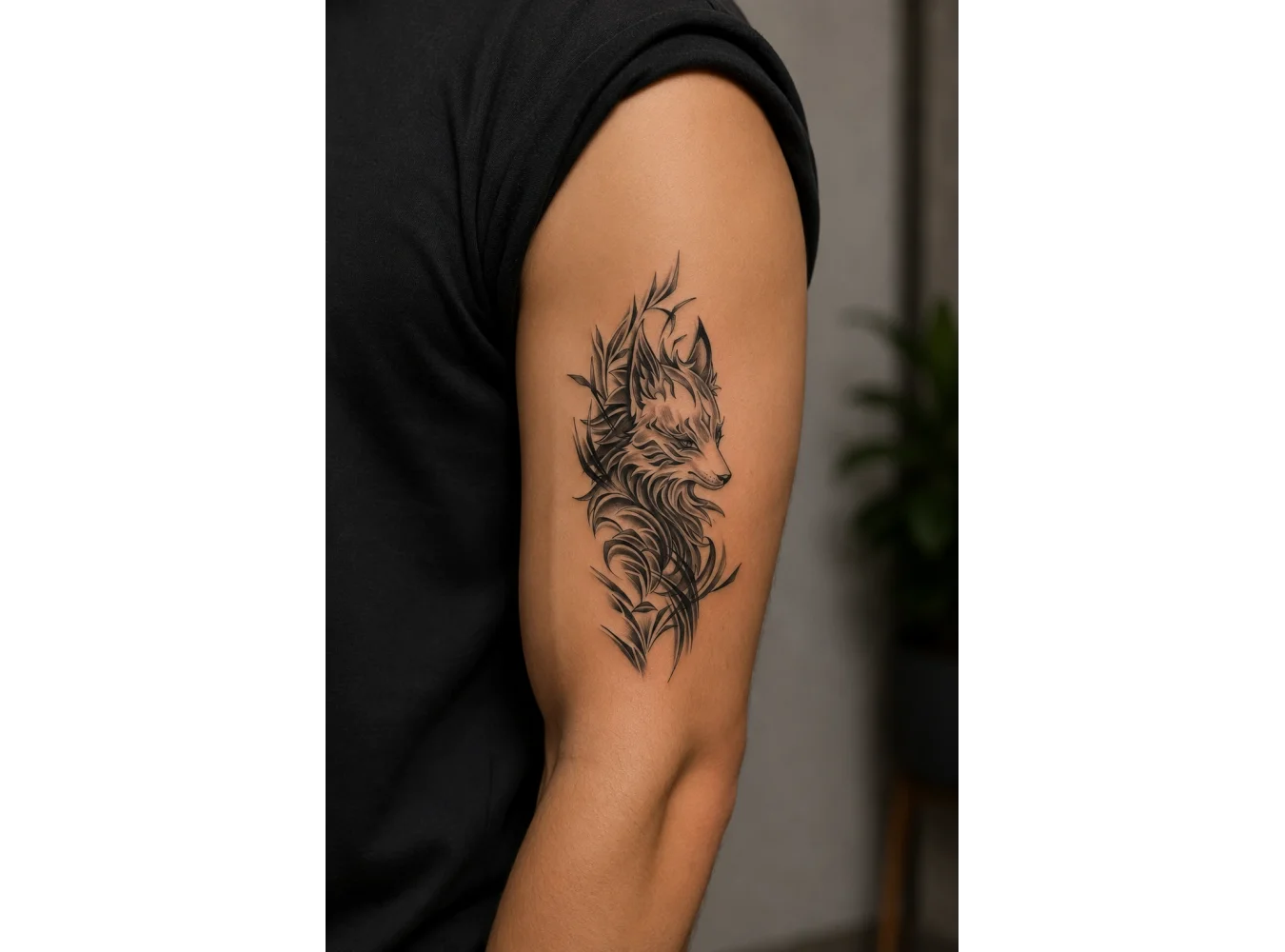 Tilki Geçici Dövme Tattoo