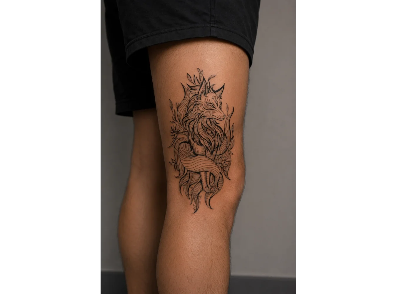 Tilki Geçici Dövme Tattoo
