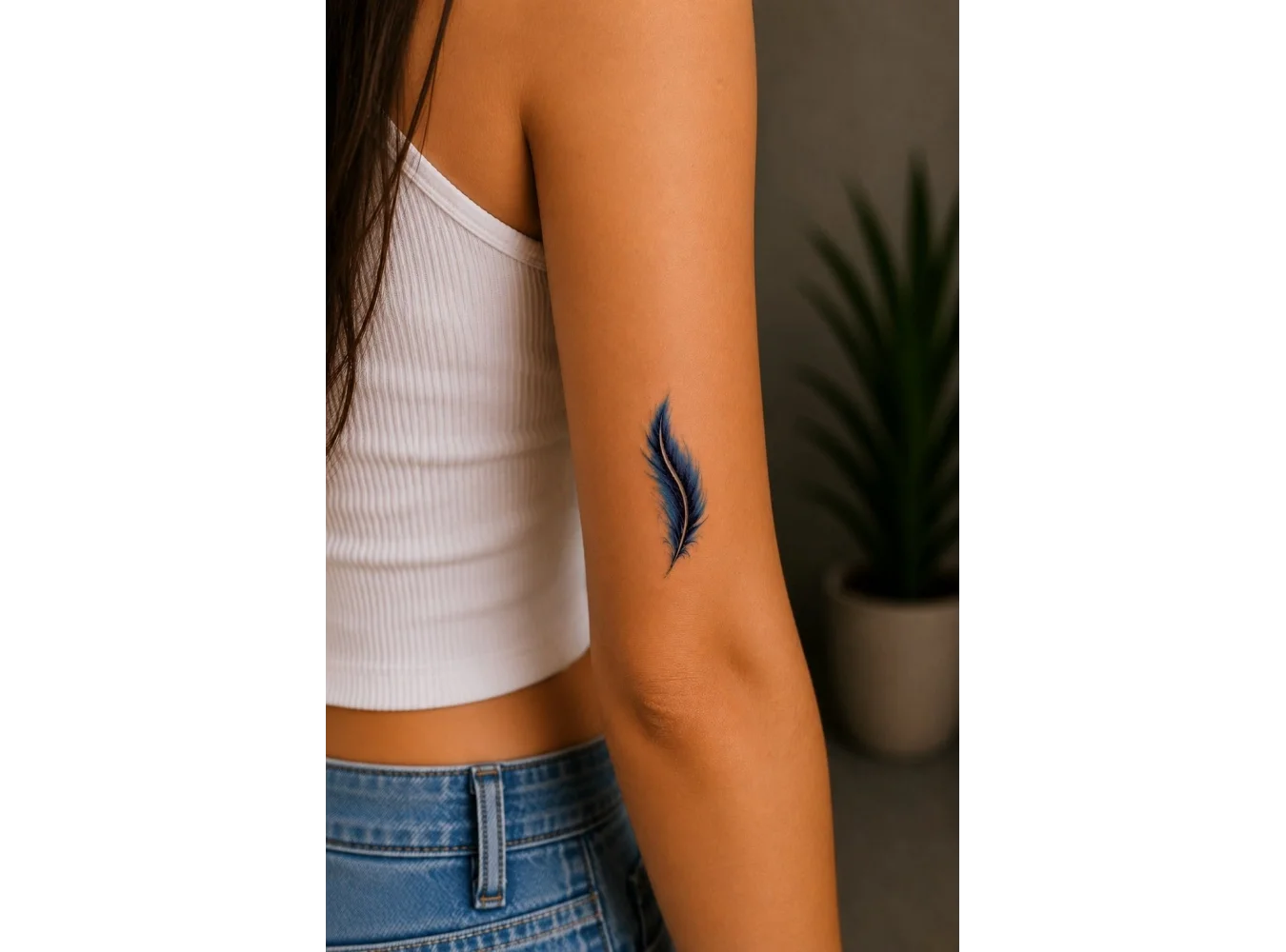 Tüy Mini Geçici Dövme Tattoo