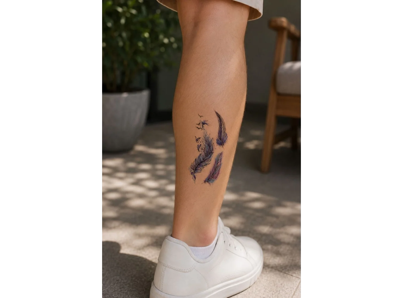 Tüy Mini Geçici Dövme Tattoo