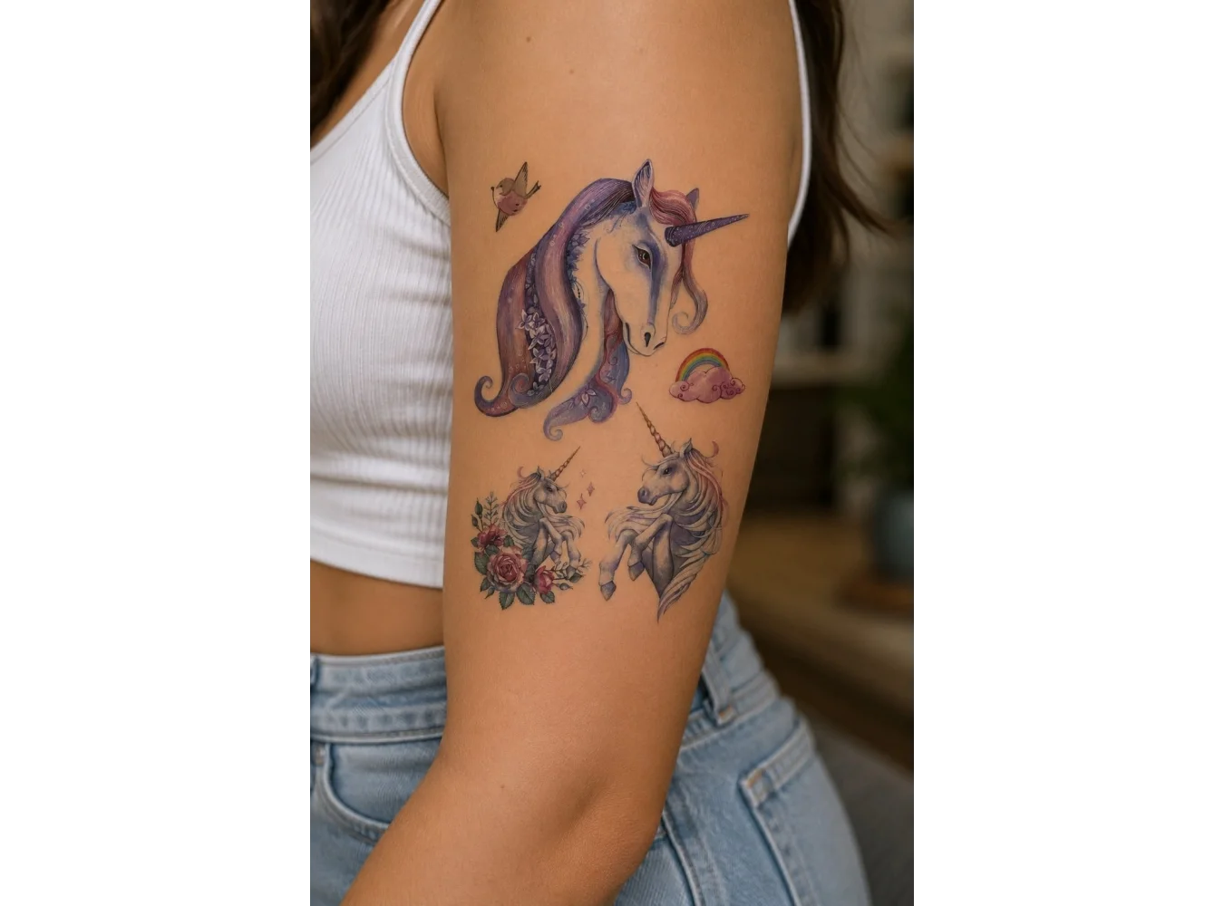 Unicorn Geçici Dövme Tattoo