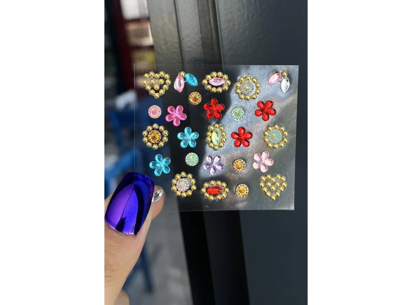 Vücut Ve Yüz Taşı/ Karışık Renk Sticker