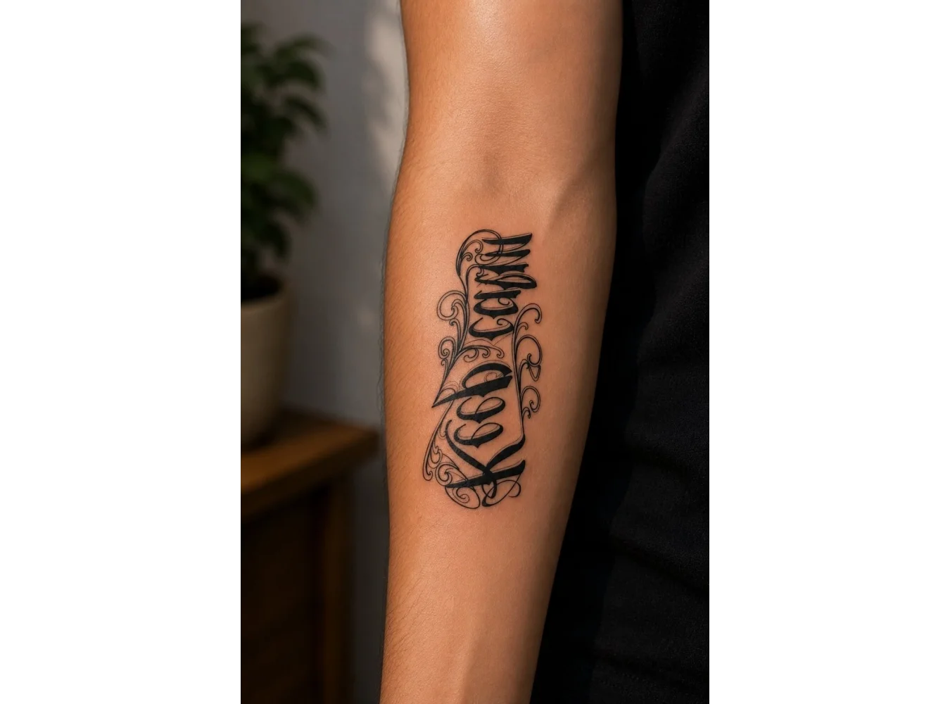Yazılı Mini Dövme Geçici Tattoo