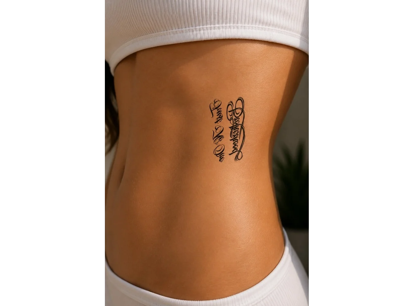 Yazılı Mini Dövme Geçici Tattoo