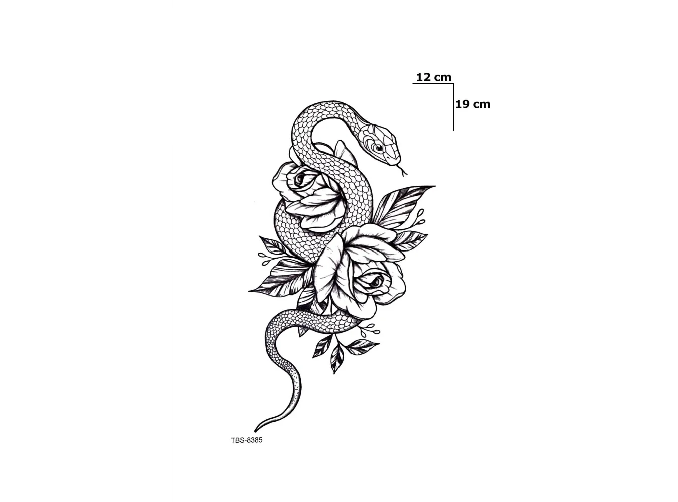 Yılan Geçici Dövme Tattoo