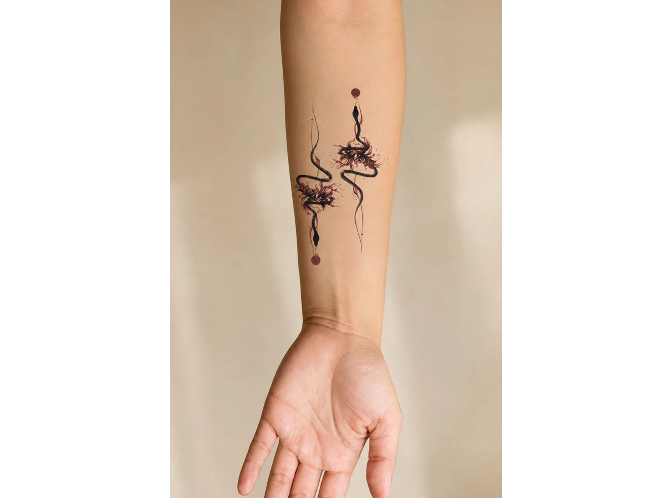 Yılan Geçici Dövme Tattoo