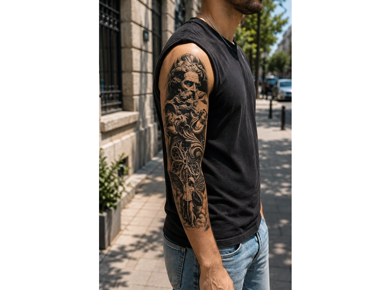 Zeus Kol Dövme Geçici Tattoo