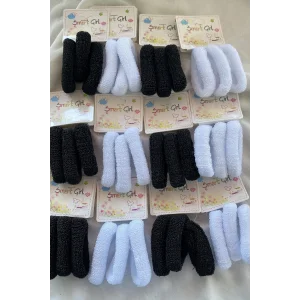 10lu Karışık Renk Lastik Toka Set
