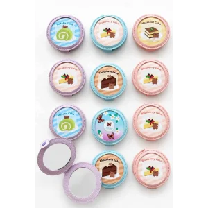 12li Karışık Renk Ayna Set