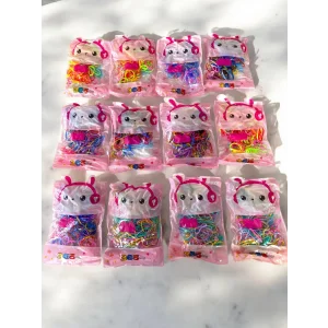 12li Karışık Renk Lastik Toka Set